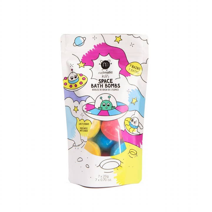 Nailmatic Bath Bomb - Space - Set of 7 for wholesale by nailmatic