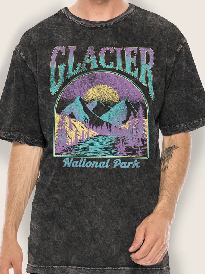 Nettoyant minéral surdimensionné unisexe OMT GLACIER Park BT1539 pour la vente par BouTeeQue Closet