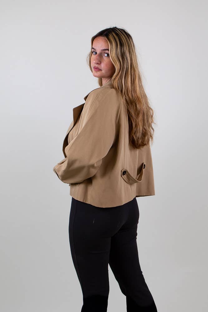 KZELL PARIS - Wholesale Trench Coat - Women's - SHORT TRENCH COAT (8681)9