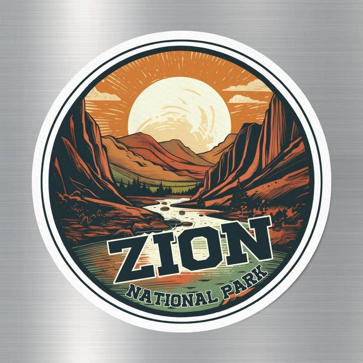 Zion National Park Sticker for wholesale by GraffMerch.com