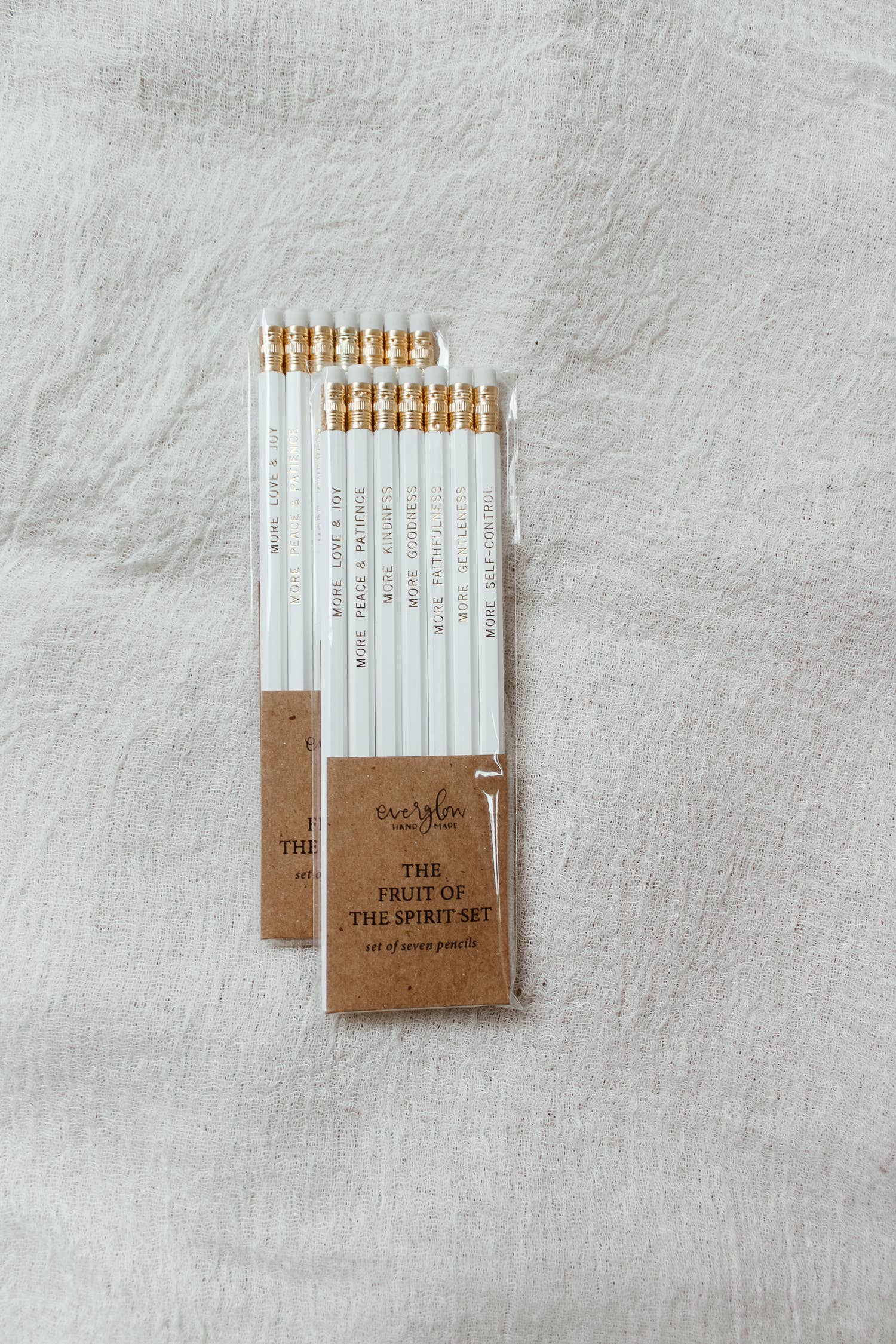 everglow handmade - Wholesale Pencil - The Fruit of the Spirit Set | Encouraging Faith Pencils2