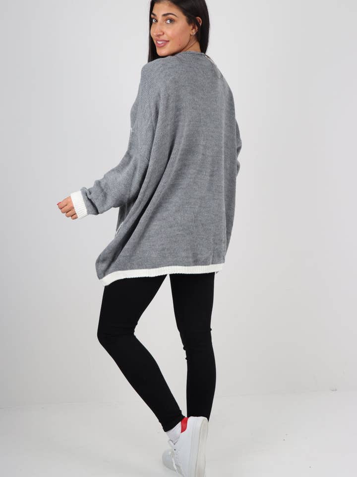 Miss Bold – wholesale Tunic sweater – Women’s – Italian Oversized Star Print Long Sleeve Jumper31