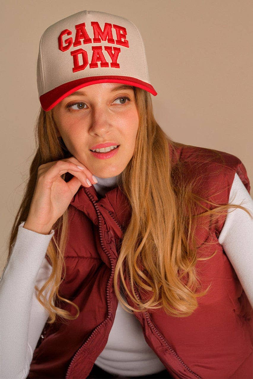 MiMi Wholesale - Wholesale Trucker Hat - Women's - TCM0015 "GAME DAY" Trucker Hat10