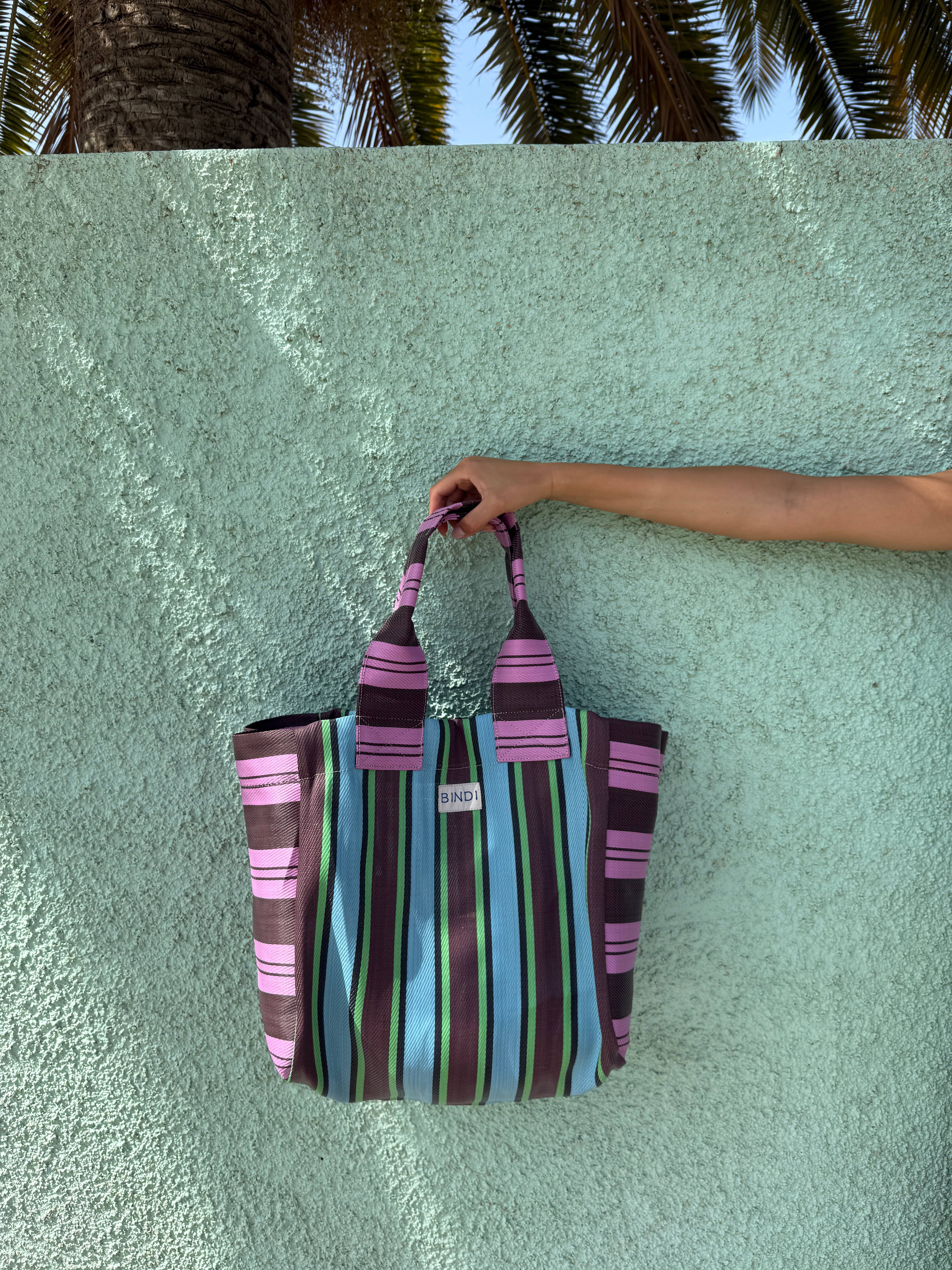 Bindi - Wholesale Beach Bag - Baya Bag in Blue