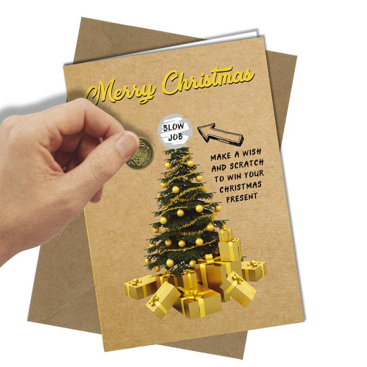 #1213 Scratch to Win for wholesale by Close to the Bone Greeting Cards and Gifts