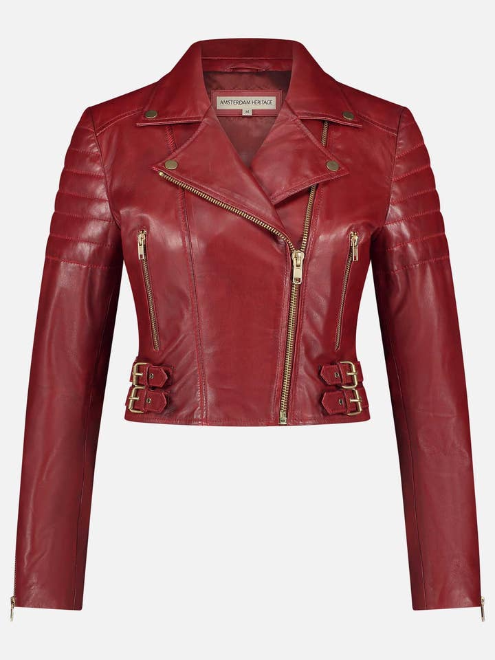Eureka | Leather Biker Jacket for wholesale by Amsterdam Heritage Leather Belts, Bags, Jackets & Apparel