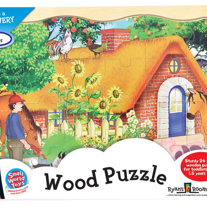 Rompecabezas de abajo en la granja para venta al por mayor de Small World Toys