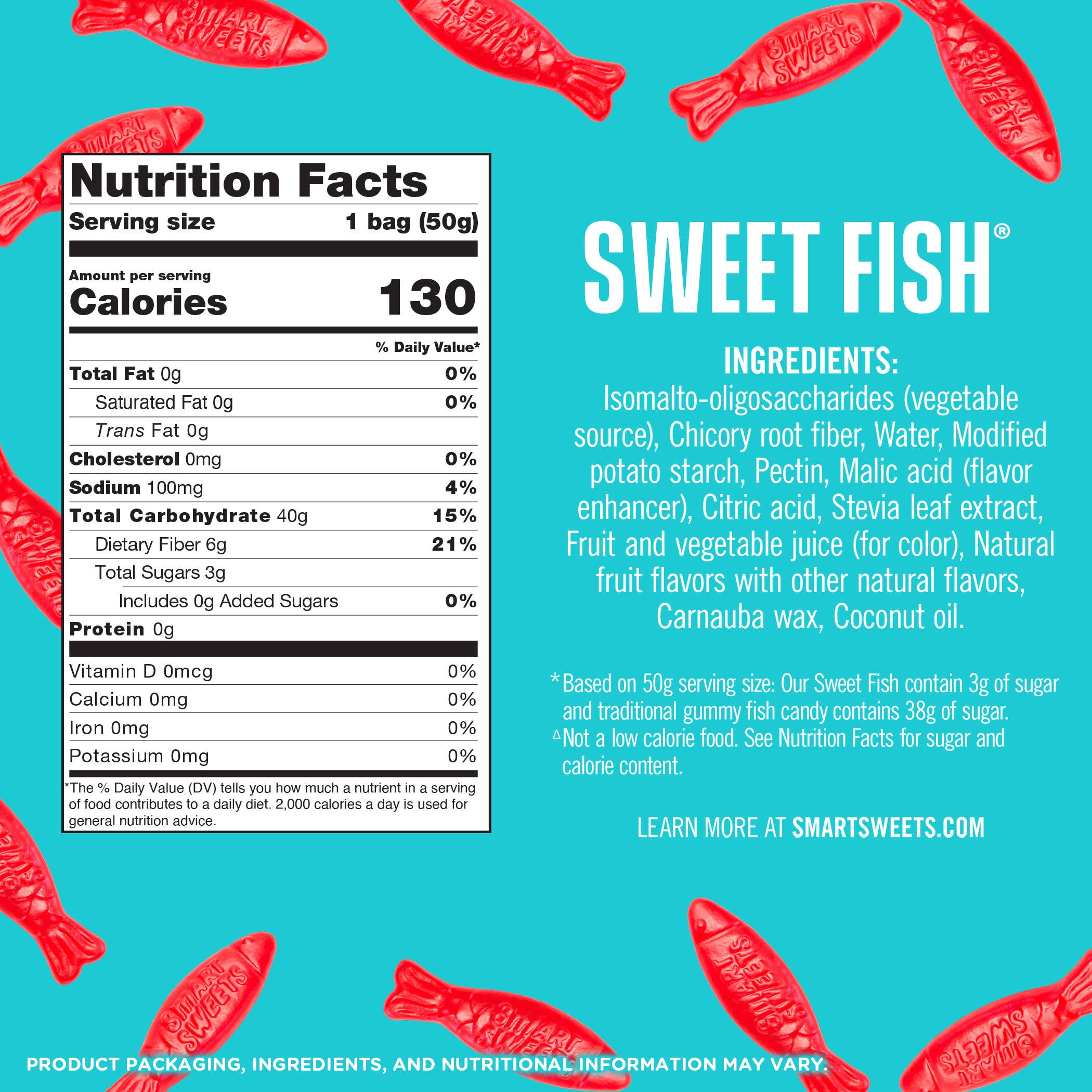 SmartSweets - Wholesale Gummy - Sweet Fish (12 pack)4