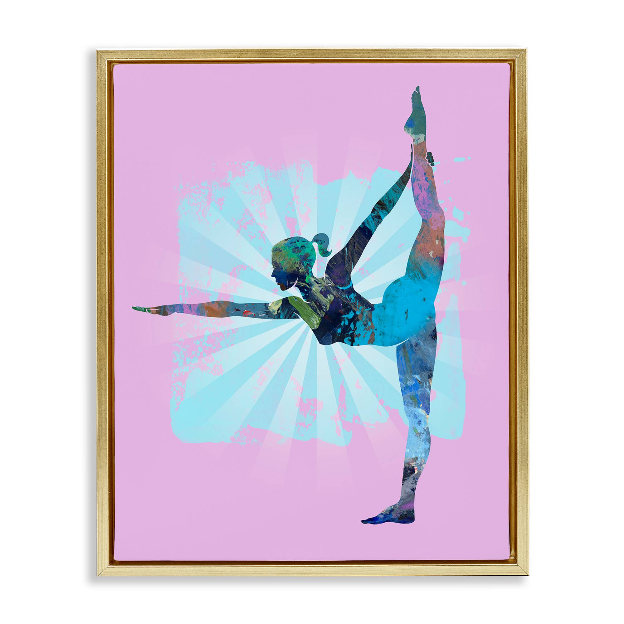 Stupell Industries - Wholesale Wall decor – Kids & Baby - Stretching Mindful Exercise Floater Framed Art17