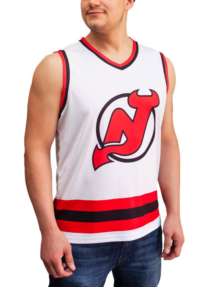 New Jersey Devils Away hockeytank voor wholesale door Bench Clearers