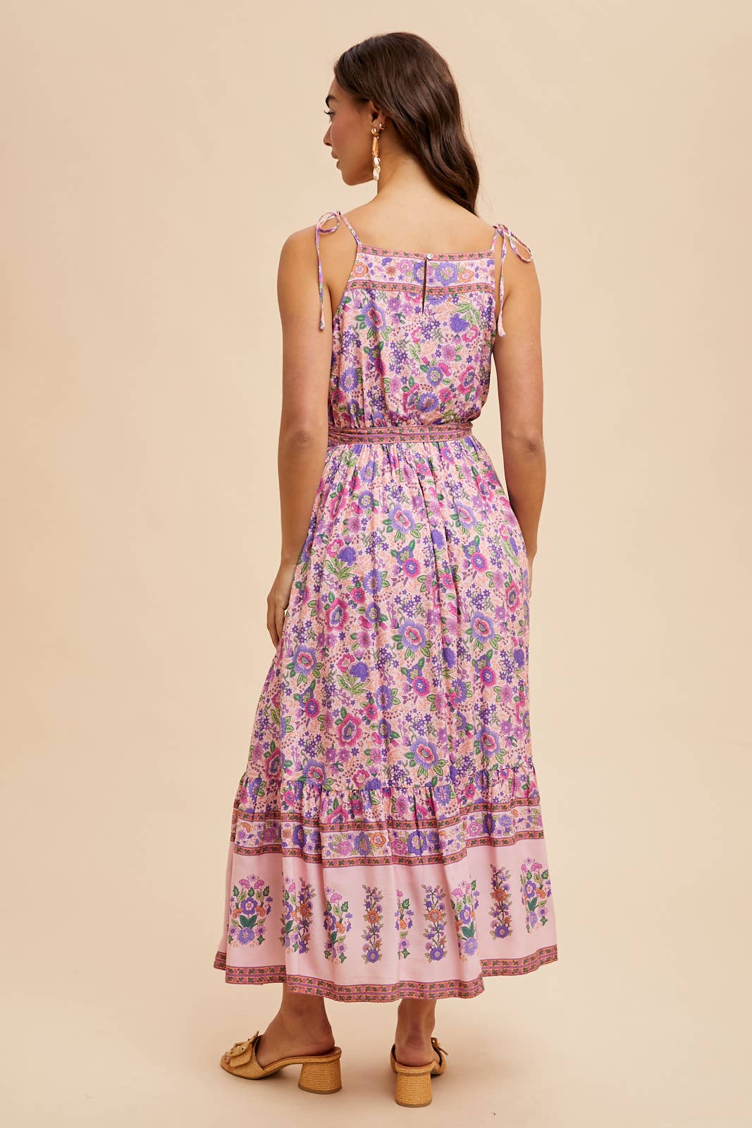 In Loom - Wholesale Dress - Women's - BORDER PRINT MAXI DRESS5