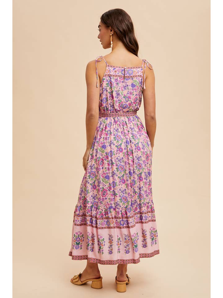 In Loom - Wholesale Dress - Women's - BORDER PRINT MAXI DRESS5