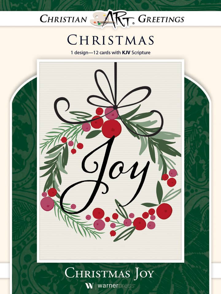 Christmas Card Box - Christmas Joy for wholesale by Warner Press