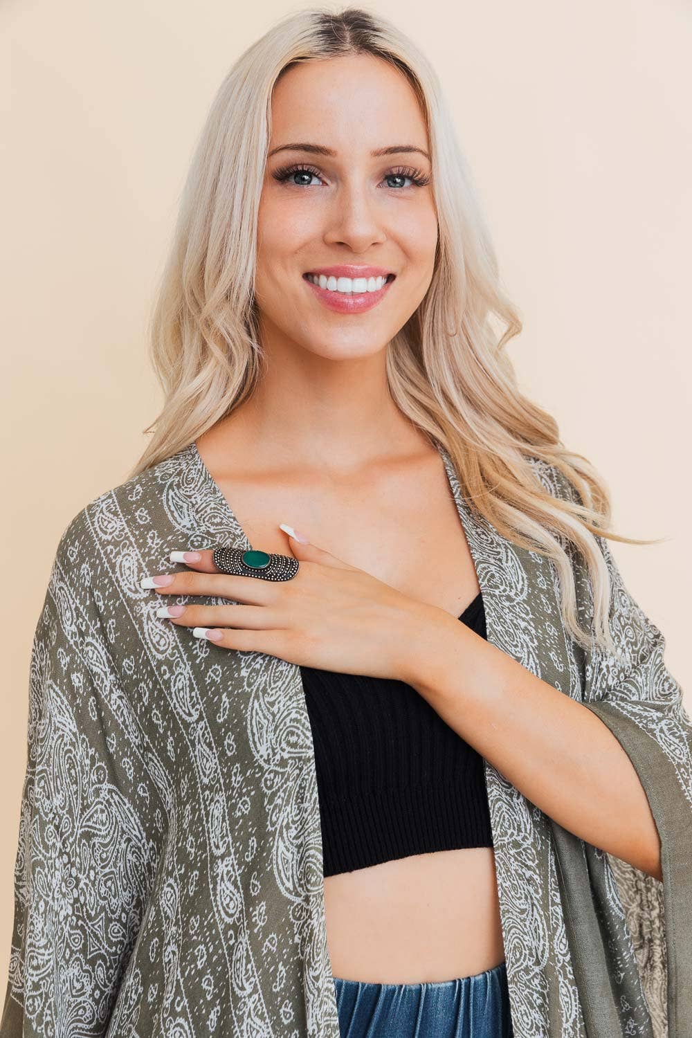 Antique Turquoise Adornment Vintage Ring for wholesale on Faire2