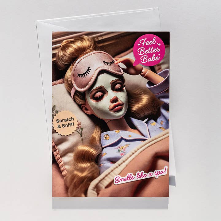 Candier - Wholesale Get Well Card - FEEL BETTER / GET WELL - SCRATCH N SNIFF GREETING CARD