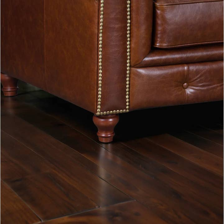 Greenwestons - Wholesale Sofa - Pittsburgh 3-Seater Chesterfield Leather Sofa 88"x39"x28.5"