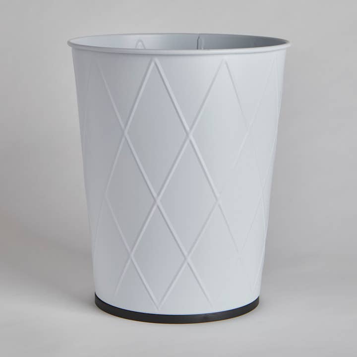 HARLEQUIN WASTE BIN 5L WHITE for wholesale by Moda at Home Enterprises, Ltd