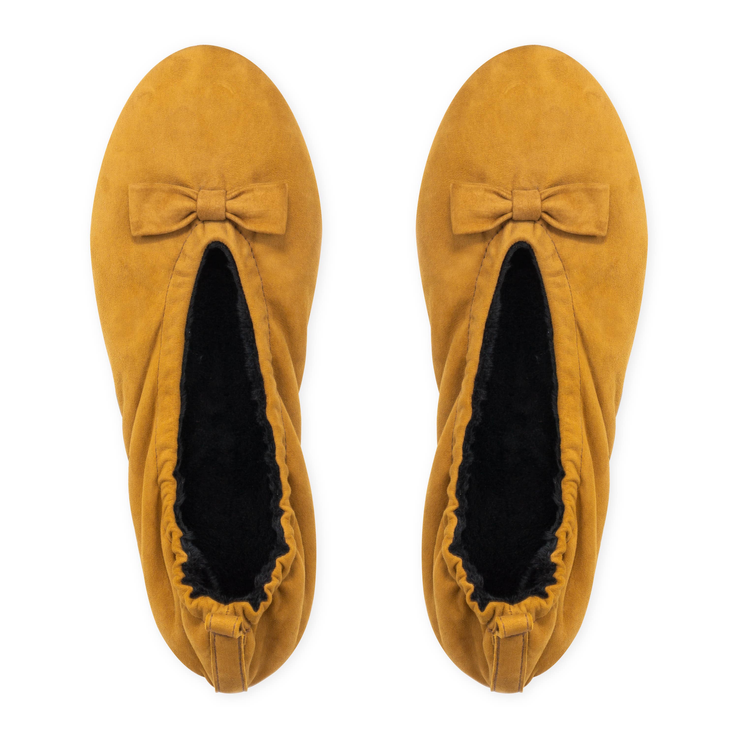 Glove Story - Wholesale Slippers - Women's - Women's indoor ballerinas in lamb suede leather - CF01393