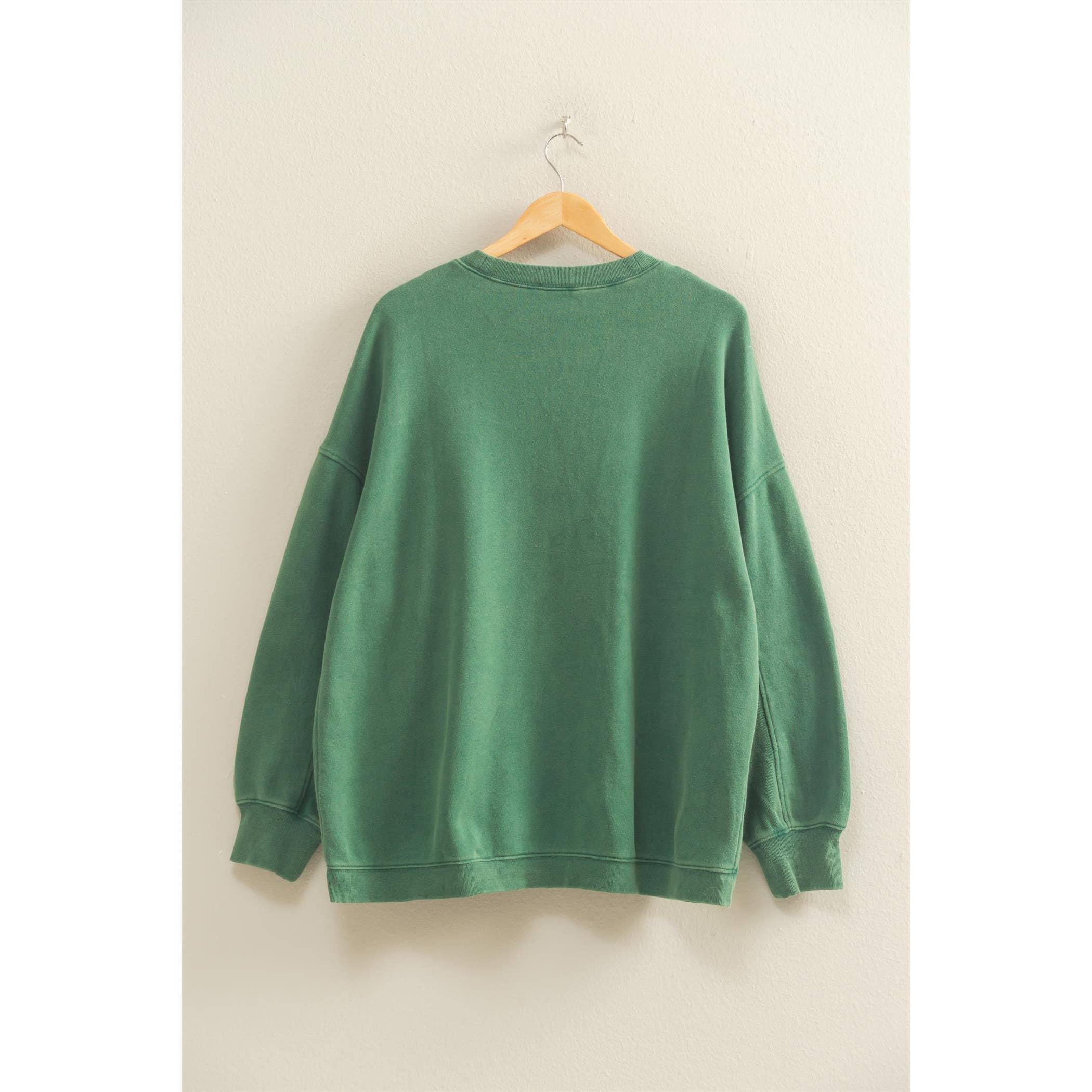 Double Zero - Wholesale Sweatshirt - Women's - Oversized Crew Neck Sweatshirt16