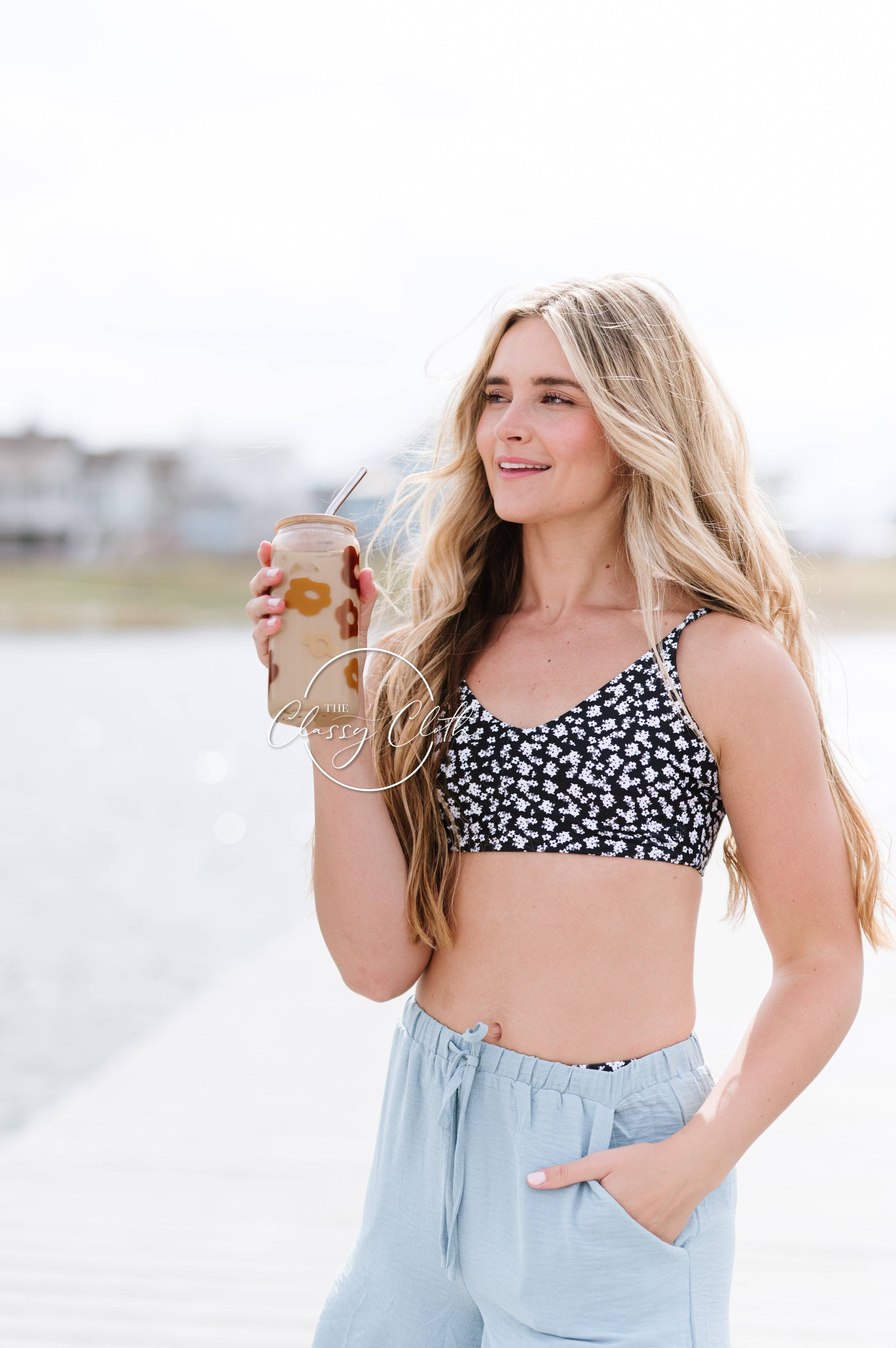 The Classy Cloth WS – wholesale Drinking glass/cup – Glass Cold Coffee Tumbler - RTS2