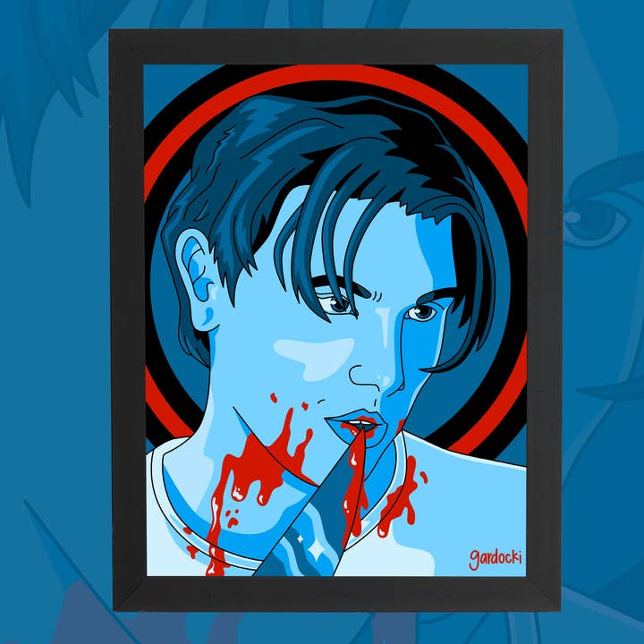 Psycho Killer Art Print for wholesale by Brianna Gardocki Art