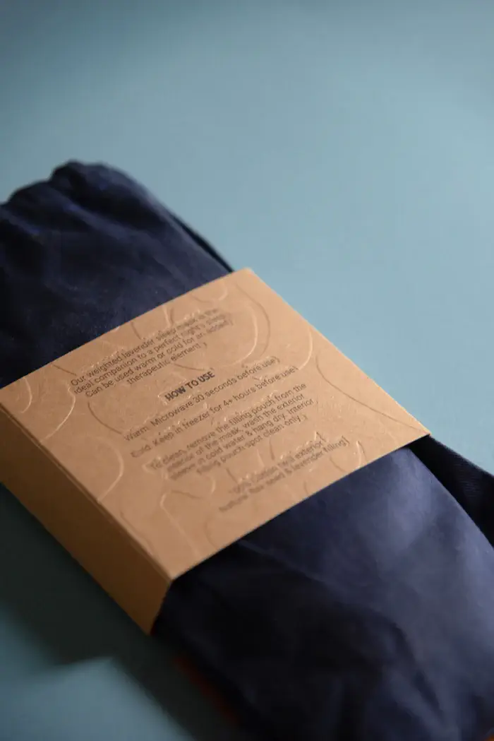 DEEPS - Wholesale Sleep/Eye Mask - Weighted Lavender Sleep Mask2