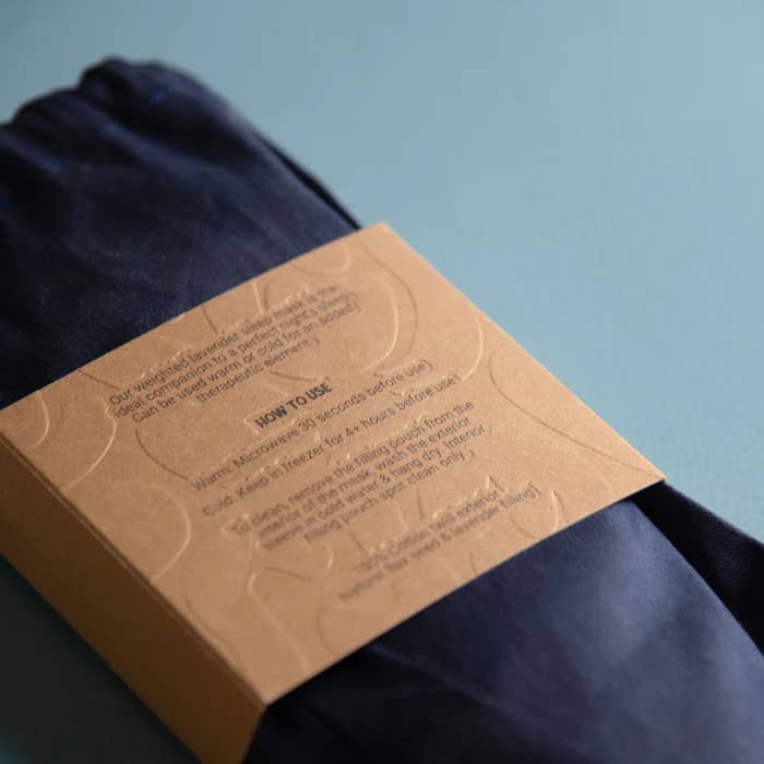 DEEPS - Wholesale Sleep/Eye Mask - Weighted Lavender Sleep Mask2