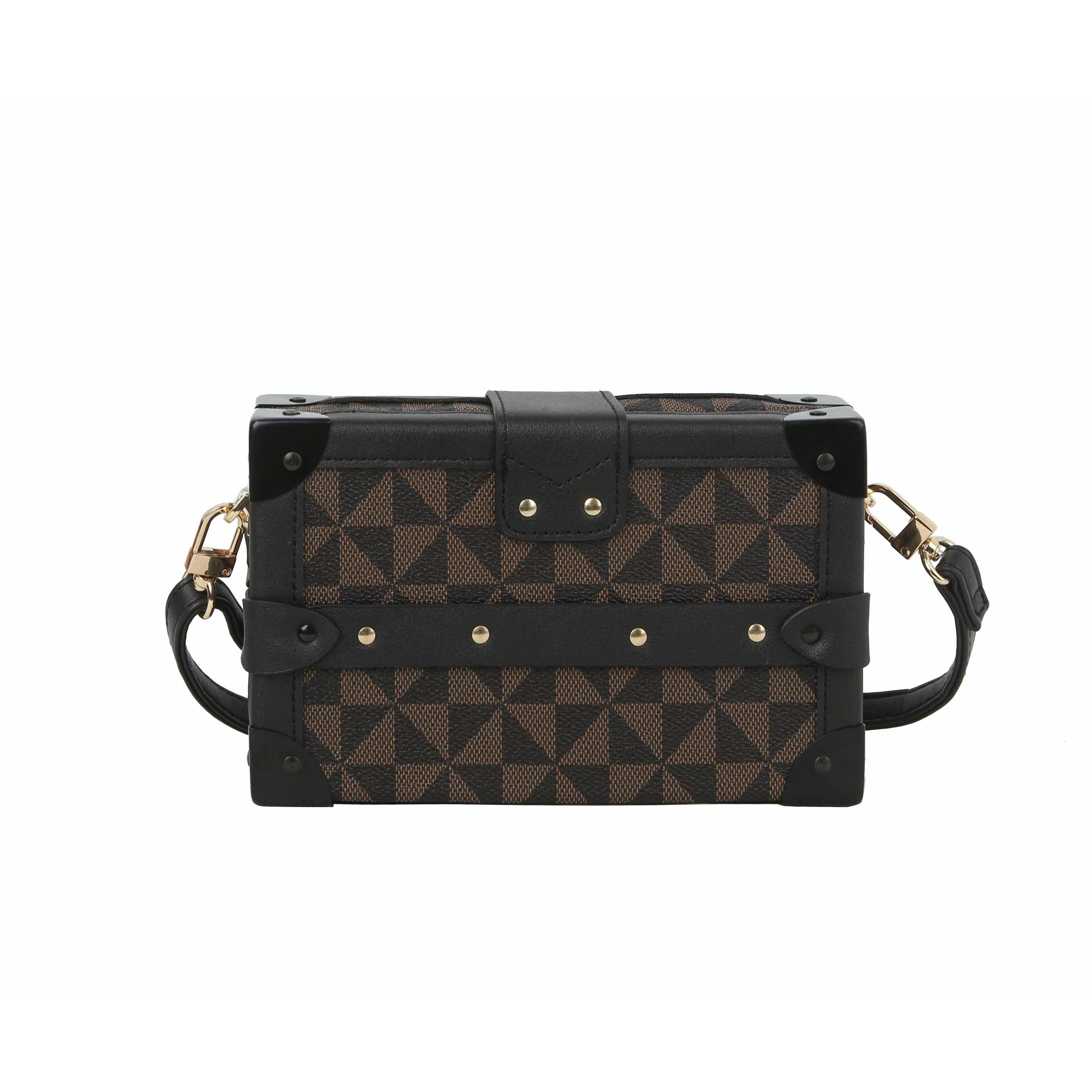 Handbag Factory Corp – wholesale Crossbody bag – Women's – FASHIONABLE DIAMOND BOX LOCK CROSSBODY BAG2