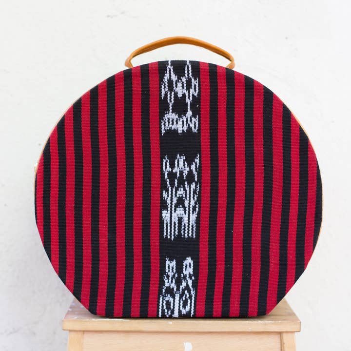 Hat Box Woven for wholesale by Ixchel Triangle