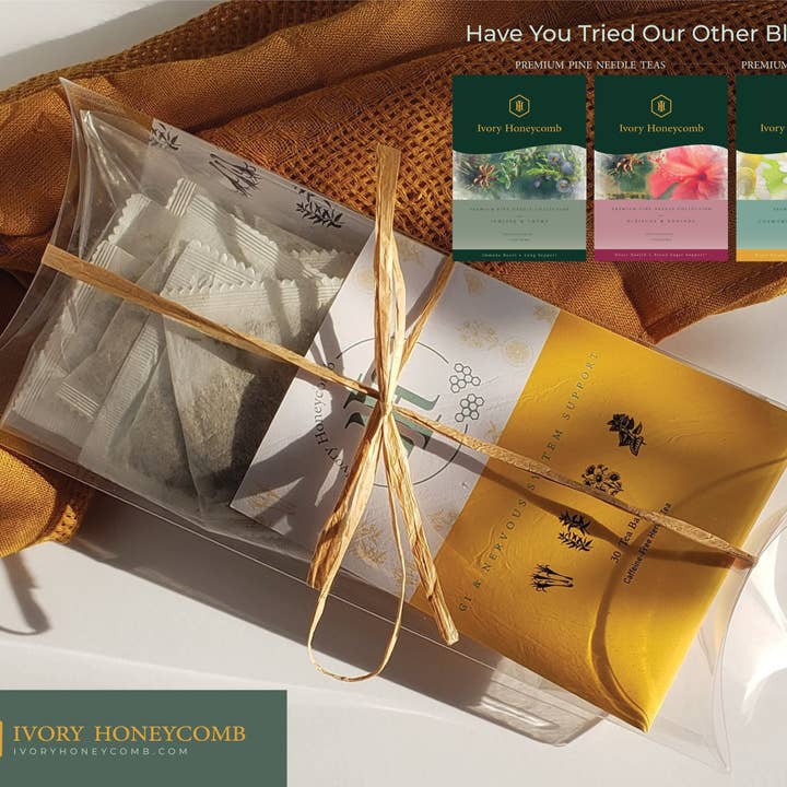 Premium urtete blanding | Kamille + citronmelisse for engroshandel hos Ivory Honeycomb