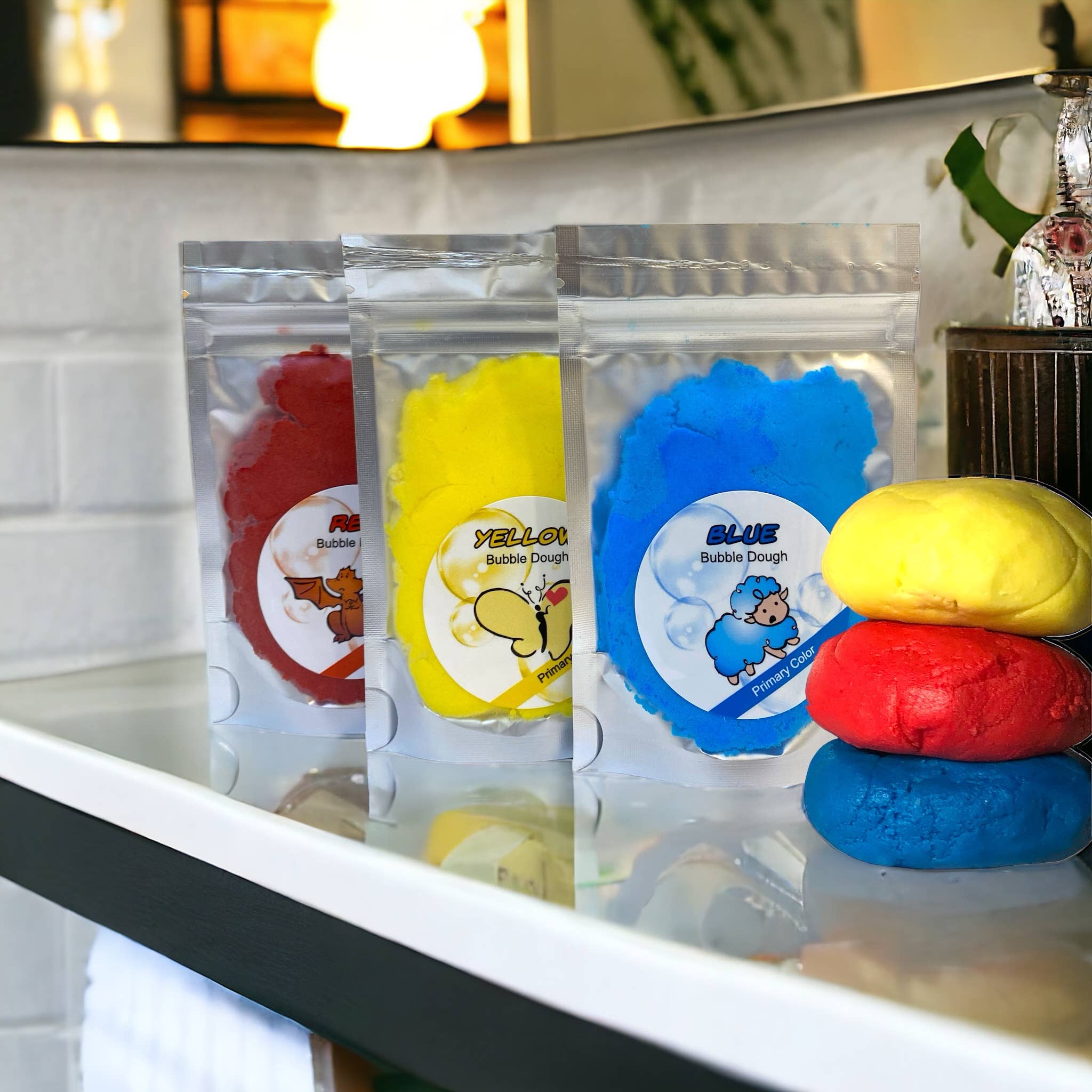 Calla Lily Cosmetics - Wholesale Bubble Wand - Kids - Primary Colors Kid's Bubble Dough4