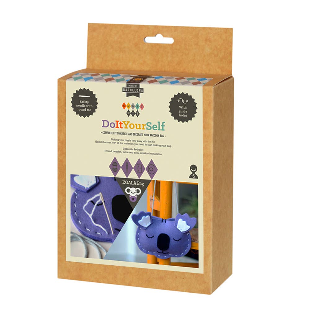 aPunt Barcelona – wholesale DIY-pysselkit - Barn – Syset för barn: Koalaväska3