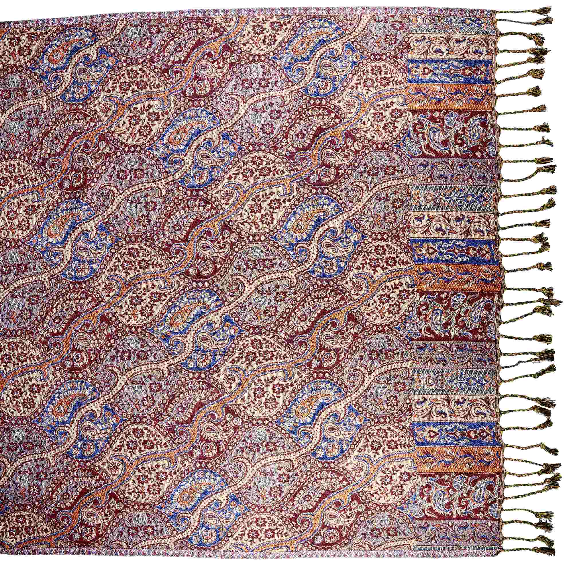 Tribal Trade GmbH - Wholesale Scarf - Unisex - Pashmina Style Floral Waves Scarf 210x70cm 03 Ethnic Scarf2