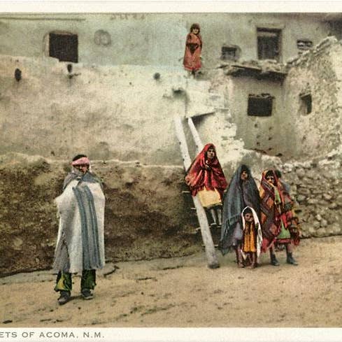 Art Print NA-22 Acoma Pueblo, New Mexico for wholesale by Found Image Press