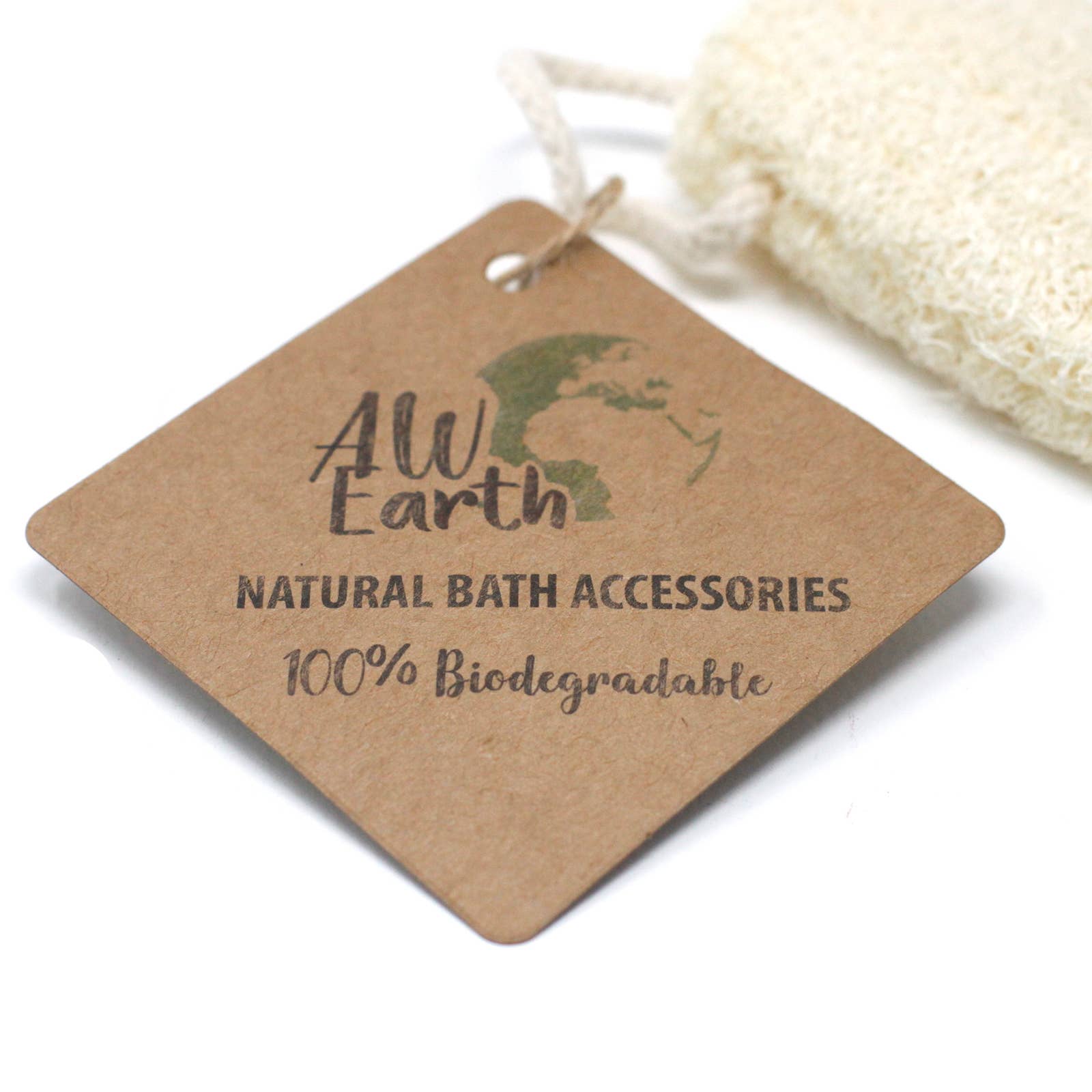 AWGifts Europe - Vente Luffa - Gant de gommage naturel en luffa avec corde de 12,7 cm1