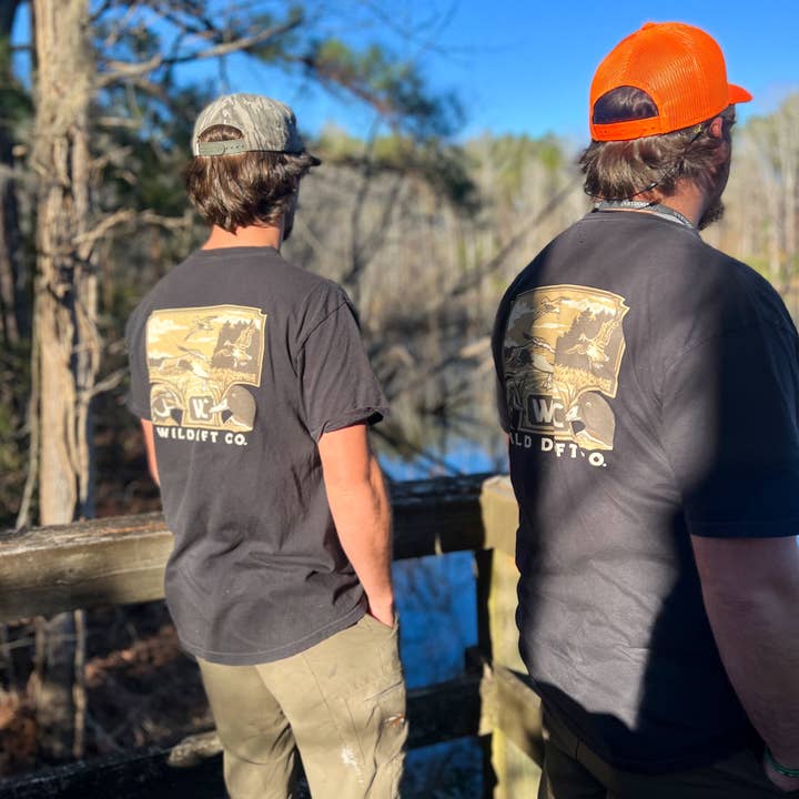 Wild Drift Co. (WDC) - Wholesale Screen Printed T-Shirt - Men's - Duck Stamp T-Shirt