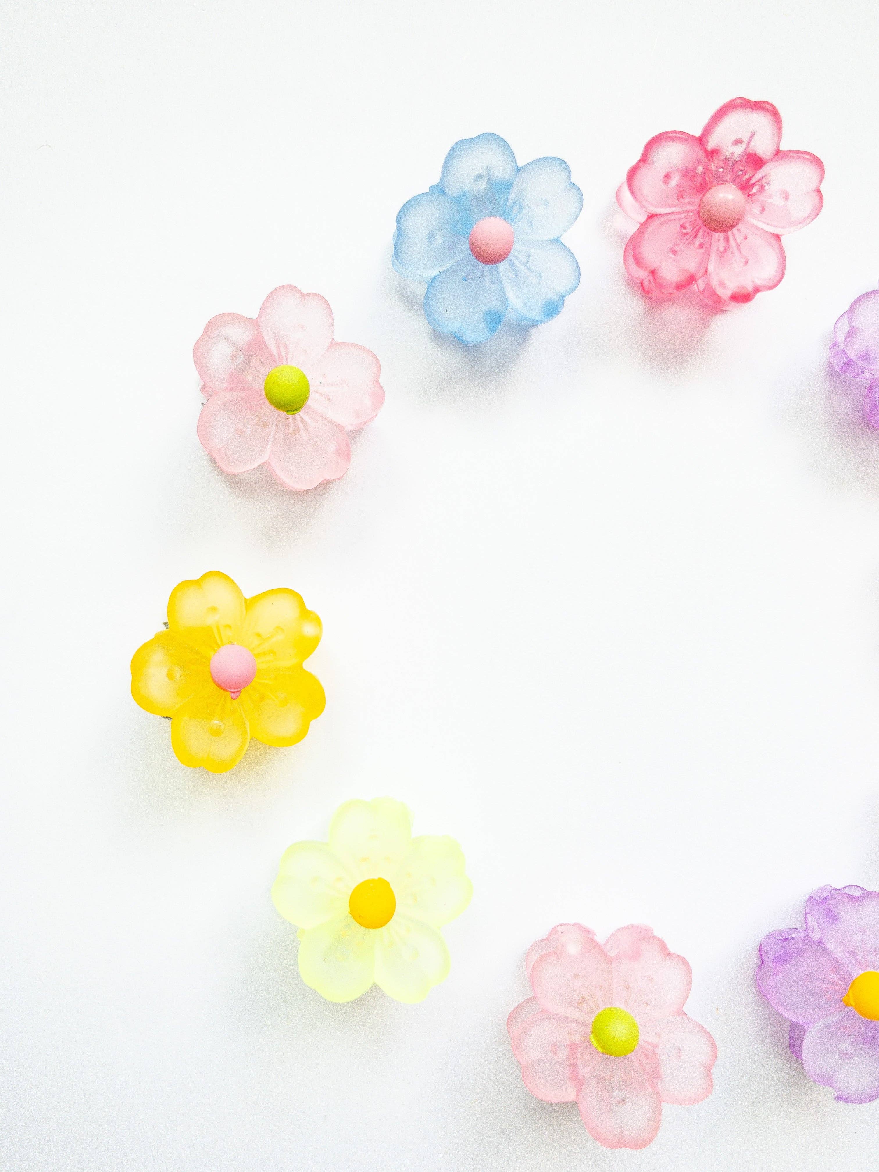 Eggy Cakes - Wholesale Hair Clip - Kids - Sakura Flower Small Hair Claws1