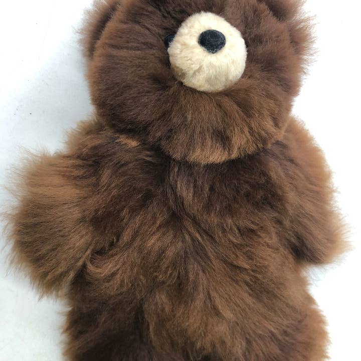 AndeanArt - Wholesale Stuffed/plush toy – Kids & baby - Small 13" (fur to fur) - 10"(hide to hide) Alpaca Teddy Bear1