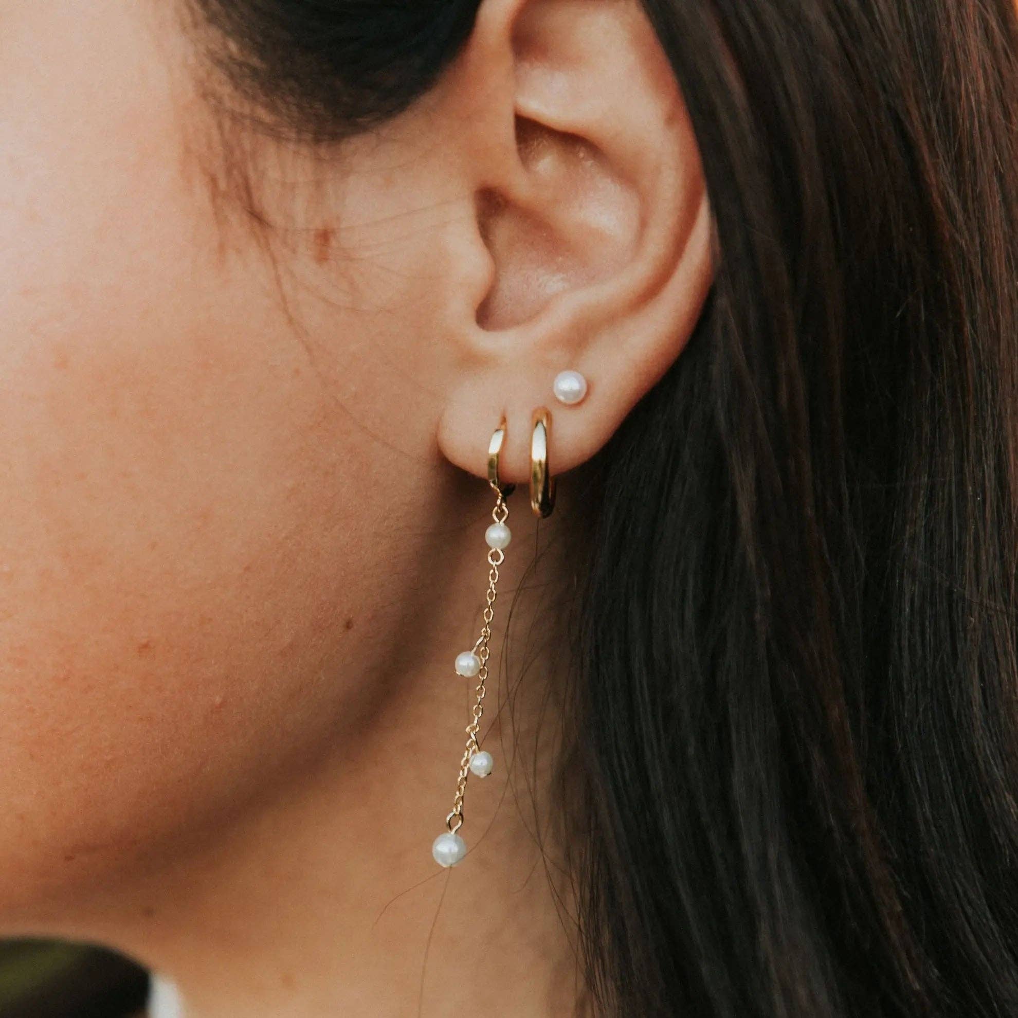 Mauve Jewelry Co. - Vente Clous d'oreille - Clous d'oreilles Sailor Pearl1