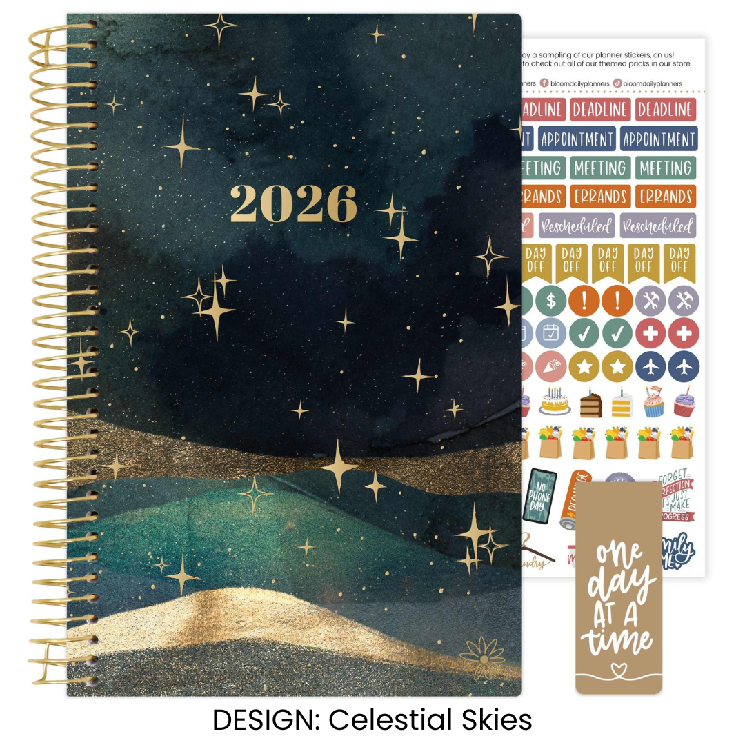 bloom daily planners - Wholesale Planner - 2026 Soft Cover Planner - 5" x 8" size5