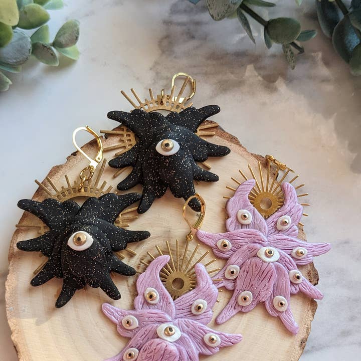 Xandra Page Co. - Wholesale Dangle Earrings - Biblically Accurate Angel Earrings, Seraphim Earrings2