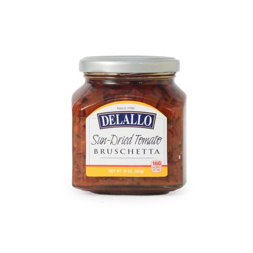 Delallo - Wholesale Pasta Sauce - Sun-Dried Tomato Bruschetta (10 oz.)