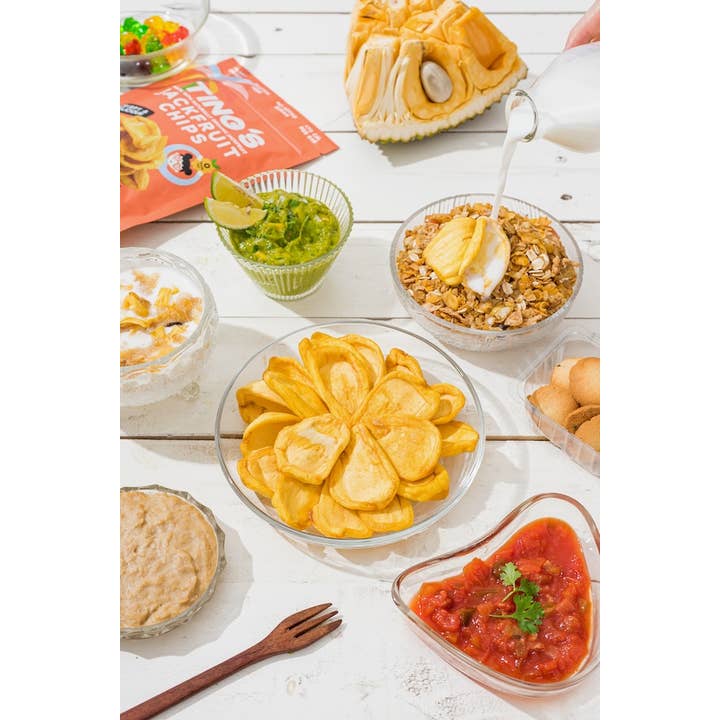 Ting's, LLC – wholesale Chips – Tings Jackfruit Chips | 100-Pack (1 enhet = 1 fall av 100)4
