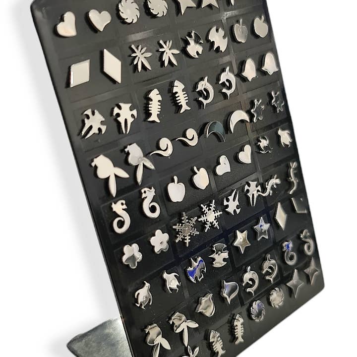 SET ORECCHINI IN ACCIAIO INOSSIDABILE 36 PAIA H-1816 per la vendita all'ingrosso da parte di Mayachi