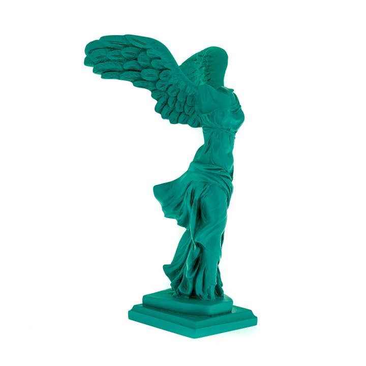 ARTIA LTD – Engroshandel Skulptur – Sejr - Nike Winged Gudinde Samothrace 30cm Grøn Farve