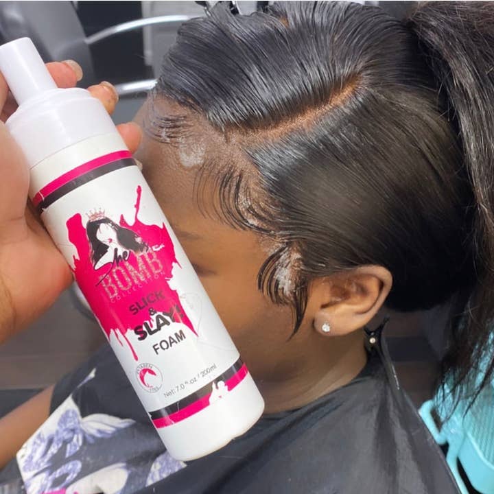 She Is Bomb Collection - Wholesale Hair styling gel/mousse - SLICK AND SLAY FOAM2