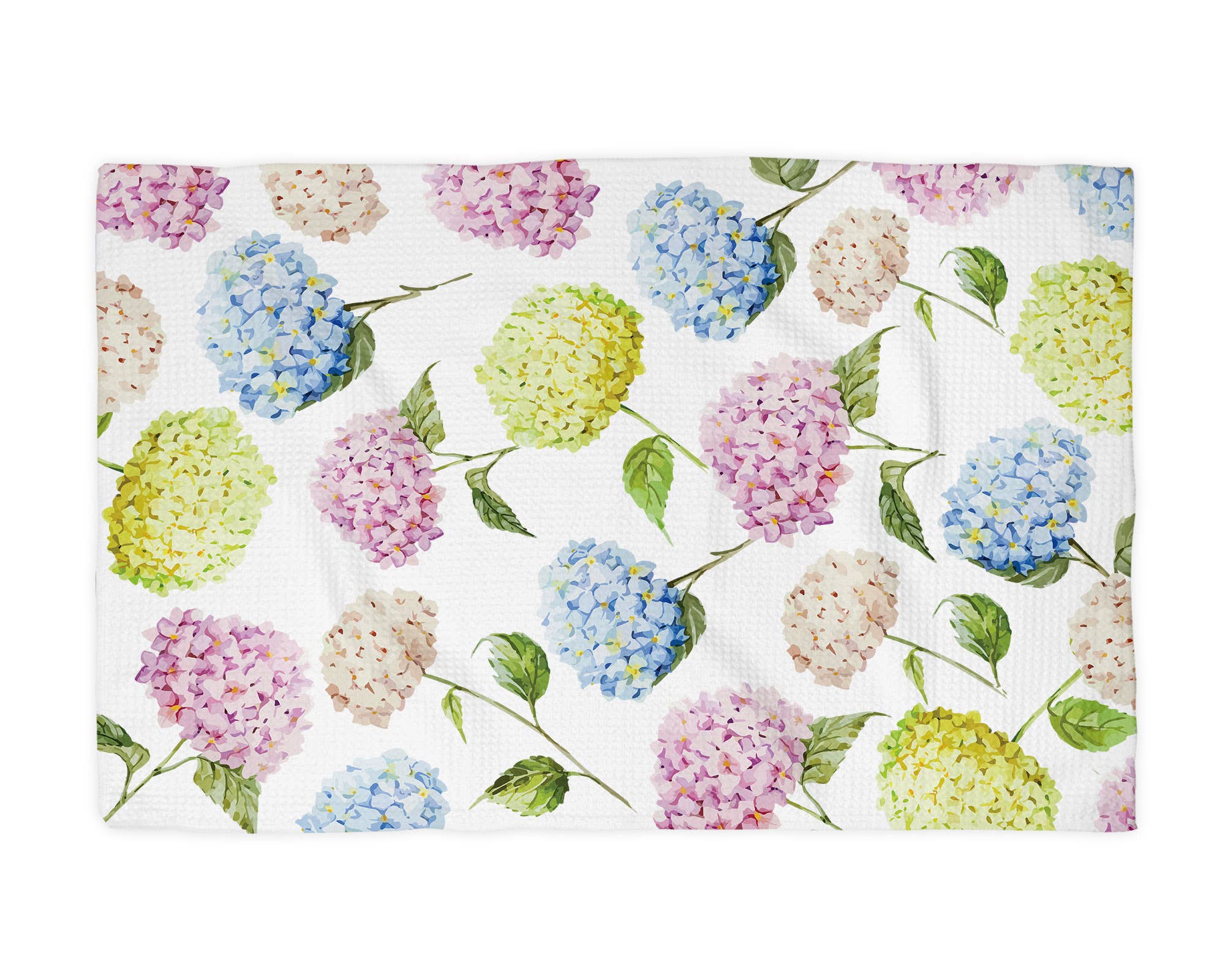 Canary Road - Vente Torchons - Torchon de cuisine Chinoiserie Fleur d'hortensia Printemps Preppy1