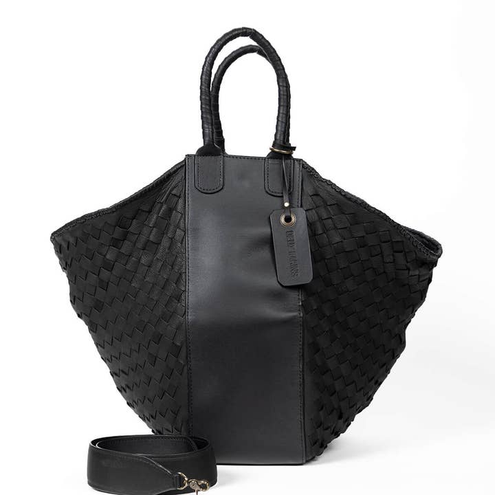 Deux Mains: Haiti Fair Trade - Wholesale Tote Bag - Women's - All Day Leather Tote15