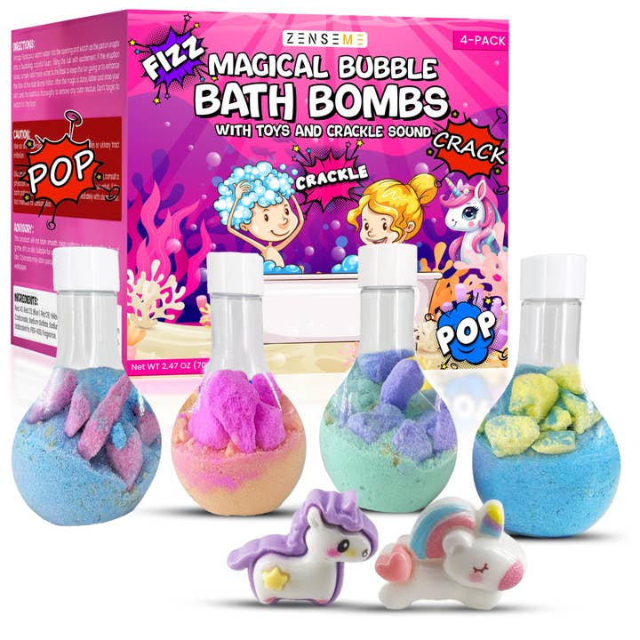 Kids Bath Bombs Powder with 12 Mini Unicorn Toys Inside and other Purchase Wholesale bath bombs with toys inside. Free Returns & Net 60 Terms on Faire trending on Faire.