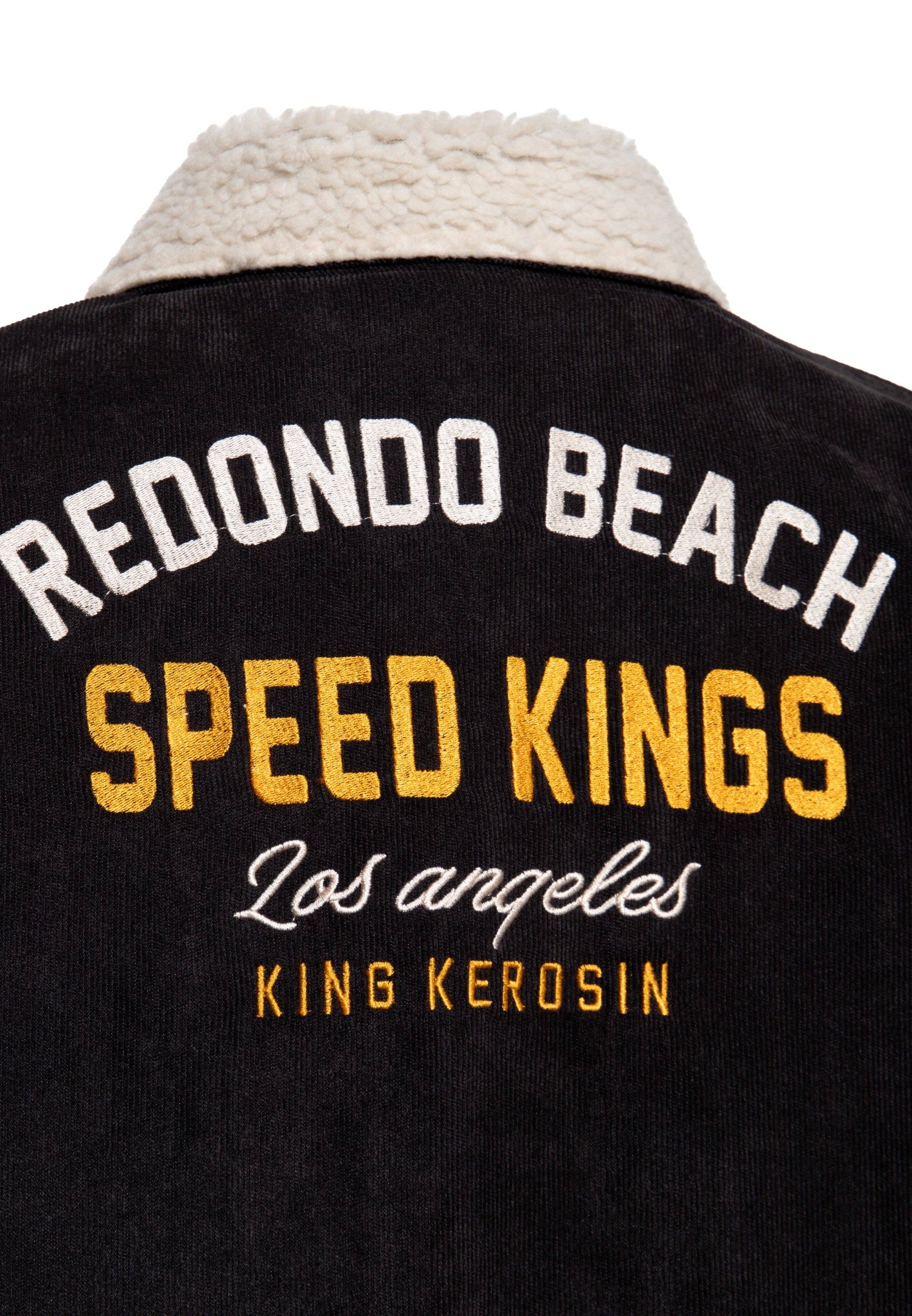 black Speed Kings corduroy jacket for wholesale on Faire4